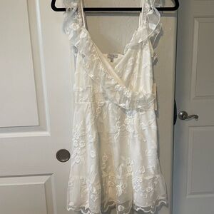 Tobi White Lace Babydoll Dress - NWT